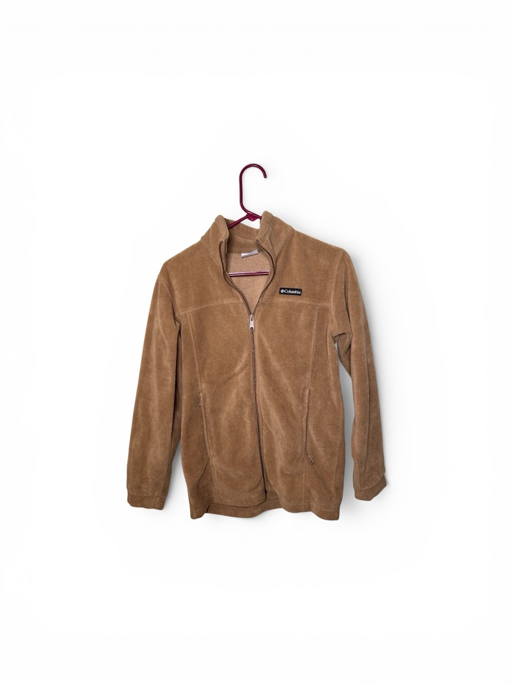 Kids Columbia Brown Full-Zip Fleece Jacket